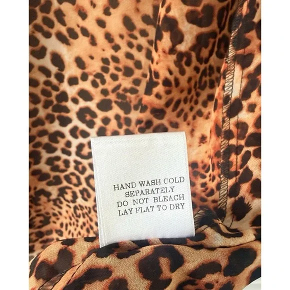 Animal Print Open Front Cardigan 1X - Picture 8 of 8